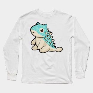 Spikey Boi Cute Ankylosaurus Dino Dinosaur Long Sleeve T-Shirt